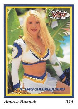 1994-95 Sideliners Pro Football Cheerleaders #R14 Andrea Hannah Front
