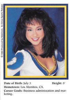 1994-95 Sideliners Pro Football Cheerleaders #R21 Naomi Le Doux Back