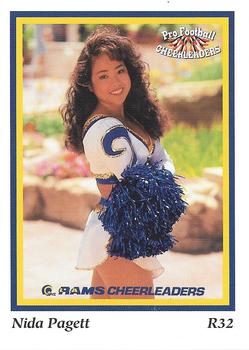 1994-95 Sideliners Pro Football Cheerleaders #R32 Nida Pagett Front