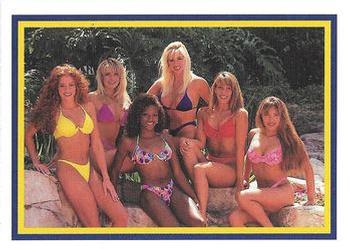 1994-95 Sideliners Pro Football Cheerleaders #NNO Rams Cheerleaders Squad Roster Front