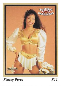 1994-95 Sideliners Pro Football Cheerleaders #S21 Stacey Perez Front