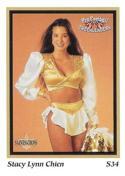 1994-95 Sideliners Pro Football Cheerleaders #S34 Stacy Chien Front