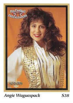1994-95 Sideliners Pro Football Cheerleaders #S38 Angie Waguespack Front