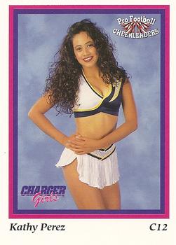 1994-95 Sideliners Pro Football Cheerleaders #C12 Kathy Perez Front