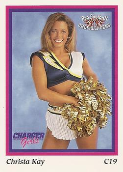 1994-95 Sideliners Pro Football Cheerleaders #C19 Christa Kay Front