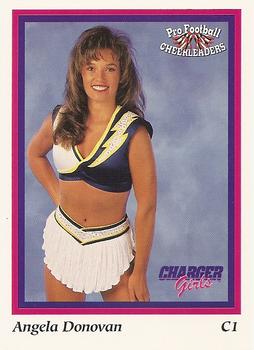 1994-95 Sideliners Pro Football Cheerleaders #C1 Angela Donovan Front