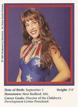 1994-95 Sideliners Pro Football Cheerleaders #P38 Tracey Oliveira Back