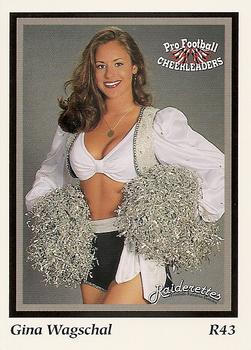 1994-95 Sideliners Pro Football Cheerleaders #R43 Gina Wagschal Front