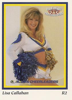 1994-95 Sideliners Pro Football Cheerleaders #R2 Lisa Callahan Front