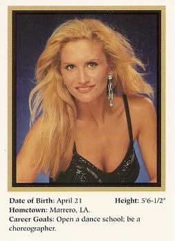 1994-95 Sideliners Pro Football Cheerleaders #S17 Traci Breaux Back