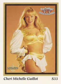 1994-95 Sideliners Pro Football Cheerleaders #S33 Cheri Guillot Front