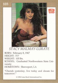 1992 Lime Rock Pro Cheerleaders #103 Stacy Malmay-Lurate Back