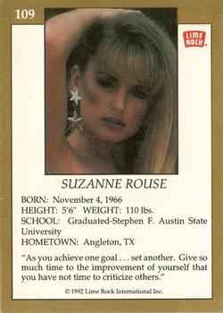 1992 Lime Rock Pro Cheerleaders #109 Suzanne Rouse Back
