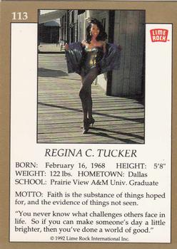 1992 Lime Rock Pro Cheerleaders #113 Regina Tucker Back
