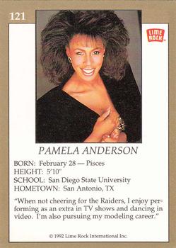 1992 Lime Rock Pro Cheerleaders #121 Pamela Anderson Back