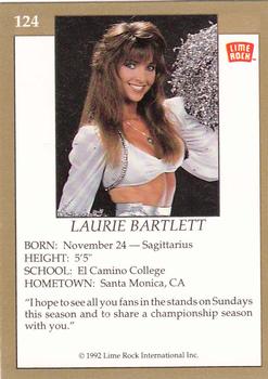 1992 Lime Rock Pro Cheerleaders #124 Laurie Bartlett Back