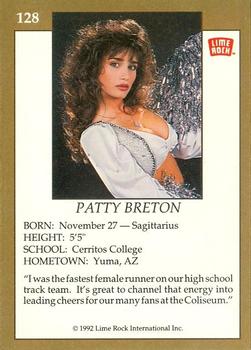 1992 Lime Rock Pro Cheerleaders #128 Patty Breton Back