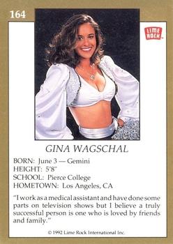 1992 Lime Rock Pro Cheerleaders #164 Gina Wagschal Back