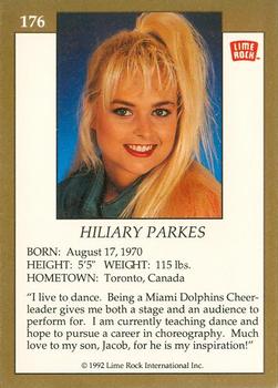 1992 Lime Rock Pro Cheerleaders #176 Hiliary Parkes Back