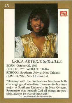 1992 Lime Rock Pro Cheerleaders #43 Erica Spruille Back