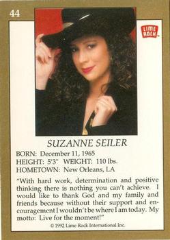 1992 Lime Rock Pro Cheerleaders #44 Suzanne Seiler Back