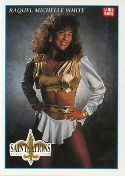 1992 Lime Rock Pro Cheerleaders #47 Raquel Michelle White Front