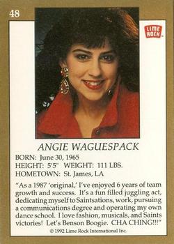 1992 Lime Rock Pro Cheerleaders #48 Angie Waguespack Back