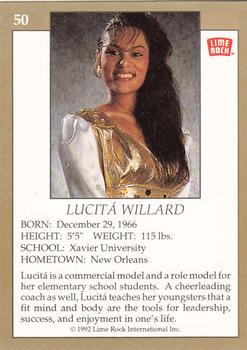 1992 Lime Rock Pro Cheerleaders #50 Lucita Willard Back