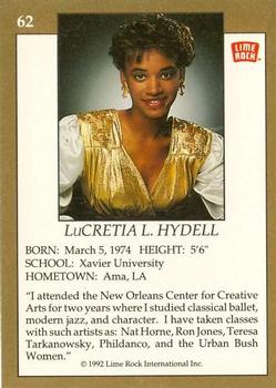 1992 Lime Rock Pro Cheerleaders #62 LuCretia Hydell Back