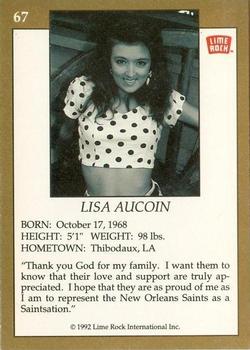 1992 Lime Rock Pro Cheerleaders #67 Lisa Aucoin Back