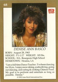 1992 Lime Rock Pro Cheerleaders #68 Denise Ann Basco Back
