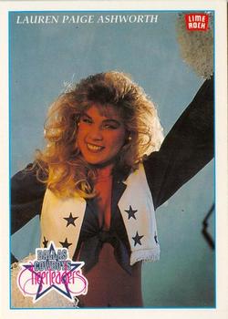 1992 Lime Rock Pro Cheerleaders #78 Lauren Ashworth Front