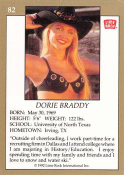 1992 Lime Rock Pro Cheerleaders #82 Dorie Braddy Back