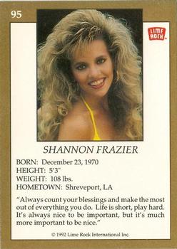 1992 Lime Rock Pro Cheerleaders #95 Shannon Frazier Back