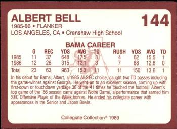 1989 Collegiate Collection Coke Alabama Crimson Tide (580) #144 Albert Bell Back