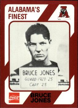 1989 Collegiate Collection Coke Alabama Crimson Tide (580) #244 Bruce Jones Front