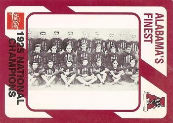 1989 Collegiate Collection Coke Alabama Crimson Tide (580) #253 1925 National Champions Front