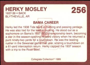 1989 Collegiate Collection Coke Alabama Crimson Tide (580) #256 Herky Mosley Back