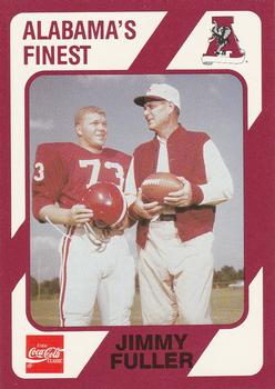 1989 Collegiate Collection Coke Alabama Crimson Tide (580) #325 Jimmy Fuller Front