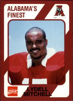 1989 Collegiate Collection Coke Alabama Crimson Tide (580) #522 Lydell Mitchell Front