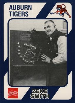 1989 Collegiate Collection Coke Auburn Tigers (20) #C-2 Zeke Smith Front