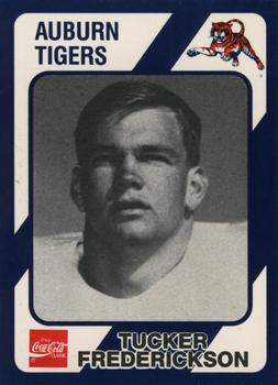 1989 Collegiate Collection Coke Auburn Tigers (20) #C-4 Tucker Frederickson Front