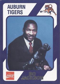1989 Collegiate Collection Coke Auburn Tigers (20) #C-11 Bo Jackson Front