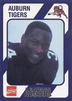 1989 Collegiate Collection Coke Auburn Tigers (580) #350 Leading Rushers Front
