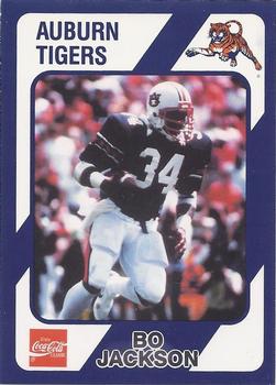 1989 Collegiate Collection Coke Auburn Tigers (580) #39 Bo Jackson Front