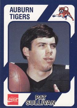 1989 Collegiate Collection Coke Auburn Tigers (580) #3 Pat Sullivan Front