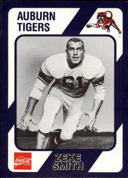 1989 Collegiate Collection Coke Auburn Tigers (580) #15 Zeke Smith Front