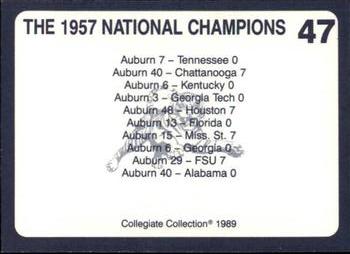 1989 Collegiate Collection Coke Auburn Tigers (580) #47 The 1957 Champs Back