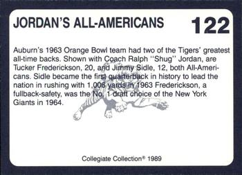 1989 Collegiate Collection Coke Auburn Tigers (580) #122 Jordan's All-Americans Back