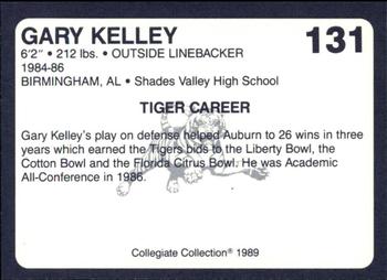 1989 Collegiate Collection Coke Auburn Tigers (580) #131 Gary Kelley Back